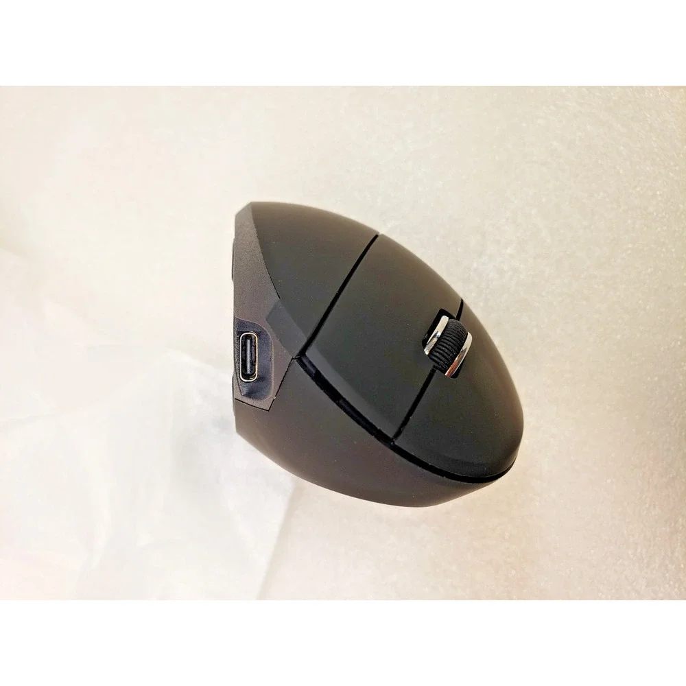Dual-Mode Bluetooth & 2.4G Wireless Vertical Ergonomic Mouse – Black